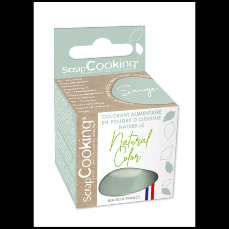 Colorant Alimentaire Naturel Vert Sauge 10 g Scrapcooking