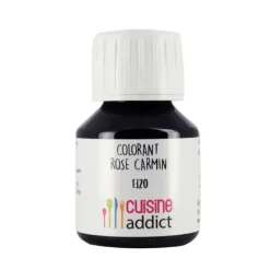 Colorant Alimentaire Naturel Rose E120 Liquide 58 ml Cuisineaddict
