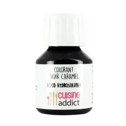 Colorant Alimentaire Noir Caramel E150d Liquide 58 ml Cuisineaddict