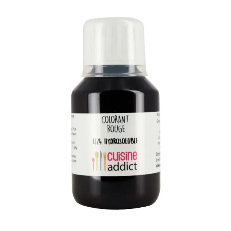 Colorant alimentaire Rouge Fraise E124 Liquide 115 ml Cuisineaddict