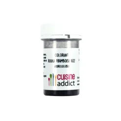 Colorant alimentaire Rouge Framboise E122 10g Poudre Hydrosoluble Cuisineaddict