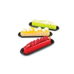 Coupelle en plastique Noir SilikoMart x100
