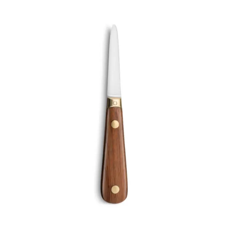 Couteau à Huître 7 cm Manche Bois Déglon
