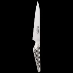 Couteau à lame crantée Global GS14 150 mm