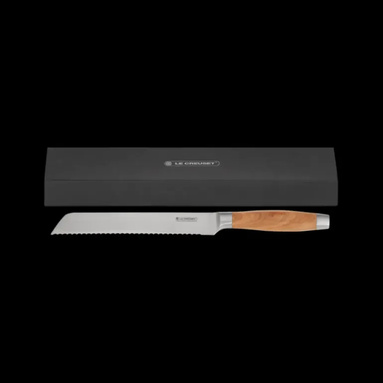 Couteau à Pain en Bois d'Olivier 20 cm Le Creuset