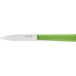 Couteau d'Office 10 cm Cranté Vert Les Essentiels + Opinel