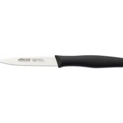 Couteau d'Office Cranté Inox 10 cm Noir Arcos NOVA