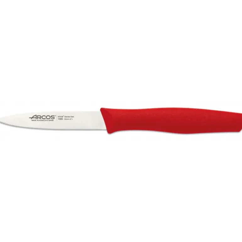 Couteau d'Office Inox 8,5 cm Rouge Arcos NOVA