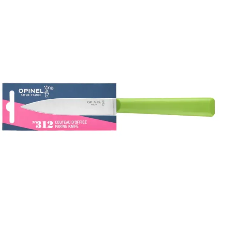 Couteau d'Office N°312 Vert Les Essentiels + Opinel