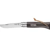 Couteau N°8 Baroudeur Noir Brun Colorama Opinel