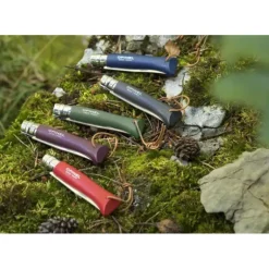 Couteau N°8 Baroudeur Noir Brun Colorama Opinel