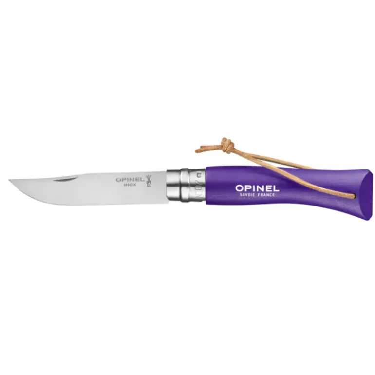 Couteau N°7 Baroudeur Violet Colorama Opinel