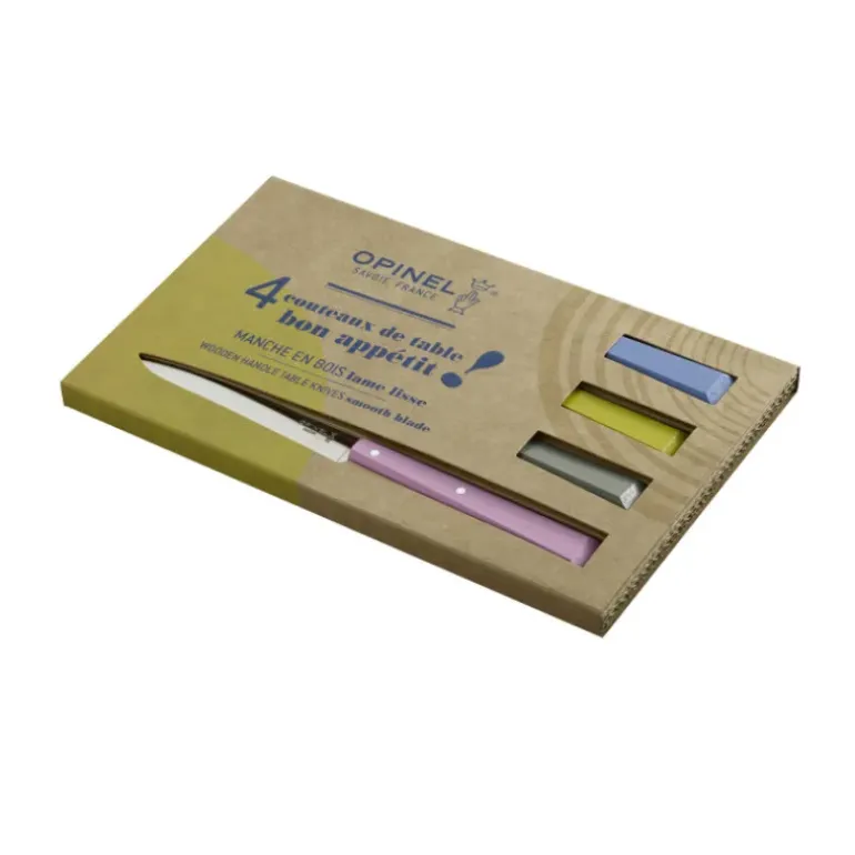 Couteaux de Table (x4) Campagne Bon Appétit ! Opinel