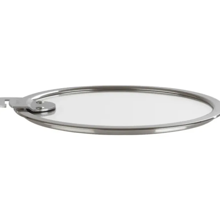 Couvercle Plat en Verre Trempé 16 cm Strate Amovible Cristel