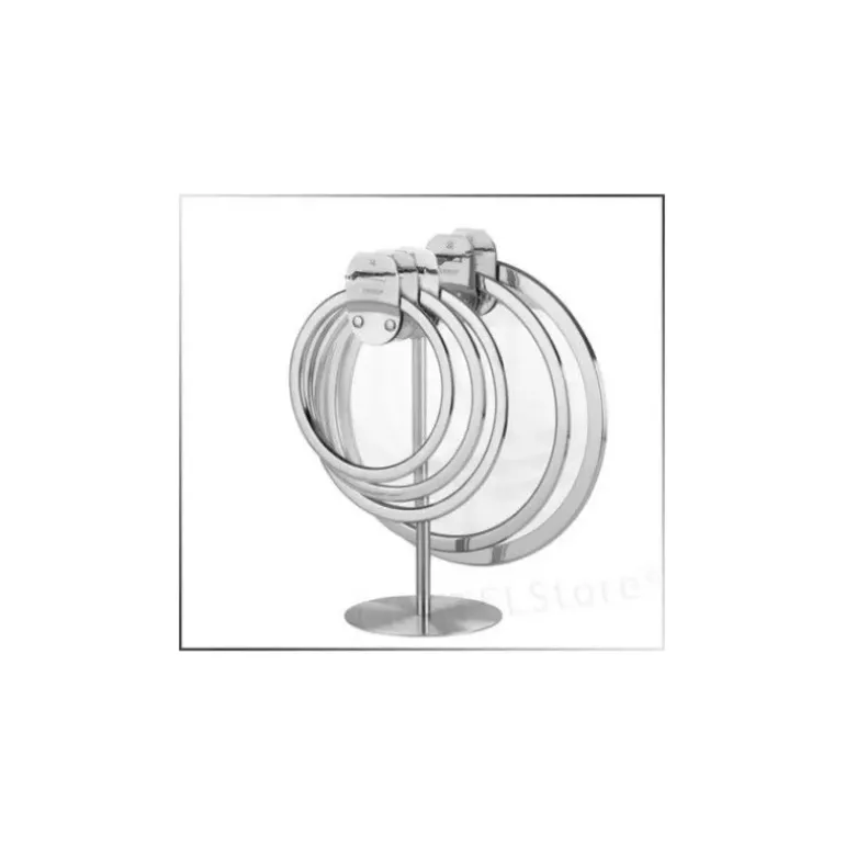 Couvercle Plat en Verre Trempé 16 cm Strate Amovible Cristel
