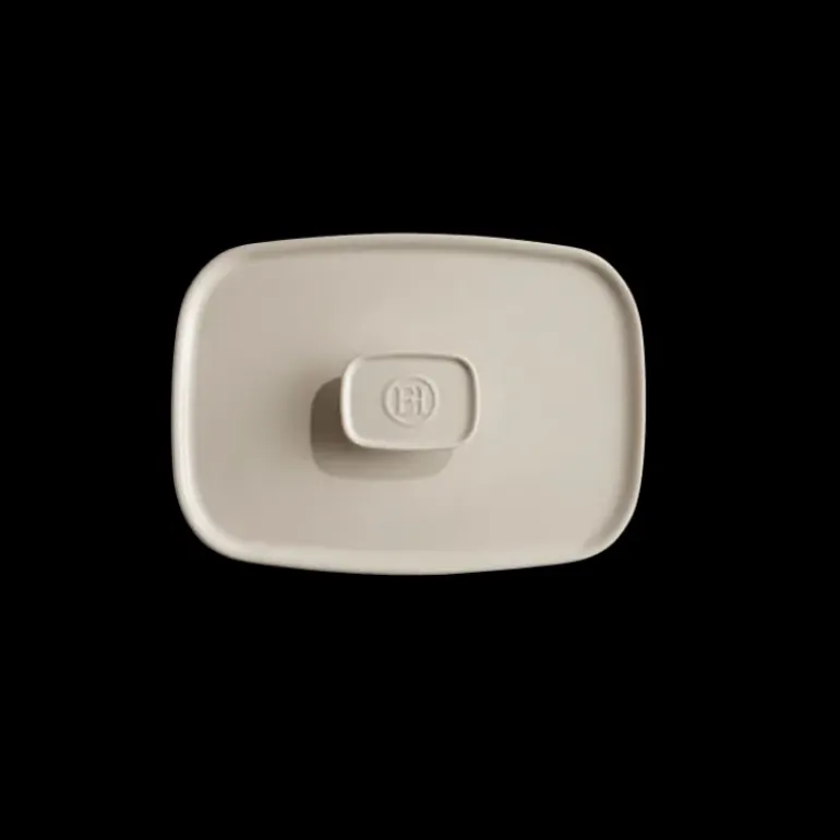 Couvercle Rectangulaire en Céramique pour Plat à Four 25 x 18 cm Argile Emile Henry