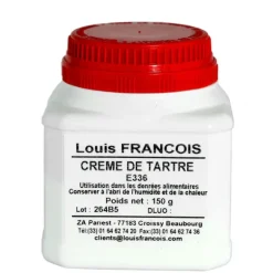 Crème de Tartre E336 150 g Louis François