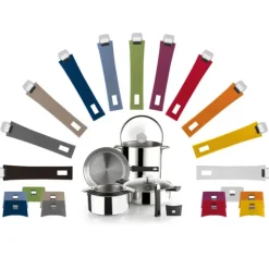 Cuit Vapeur Ovale Mutine Ø 30 cm Manche Amovible Inox Cristel