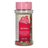 Décoration en Sucre Mélange Holly Feuilles de Houx et Baies 55 g Funcakes
