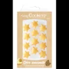 Décors Pâte d'Amande Etoiles Dorées Scrapcooking (x6)