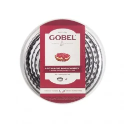 Découpoirs Ronds cannelés inox (boite de 8)