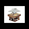 Desserte Chaude Bain-Marie 1395 x 1395 x 1707 mm Tecfrigo