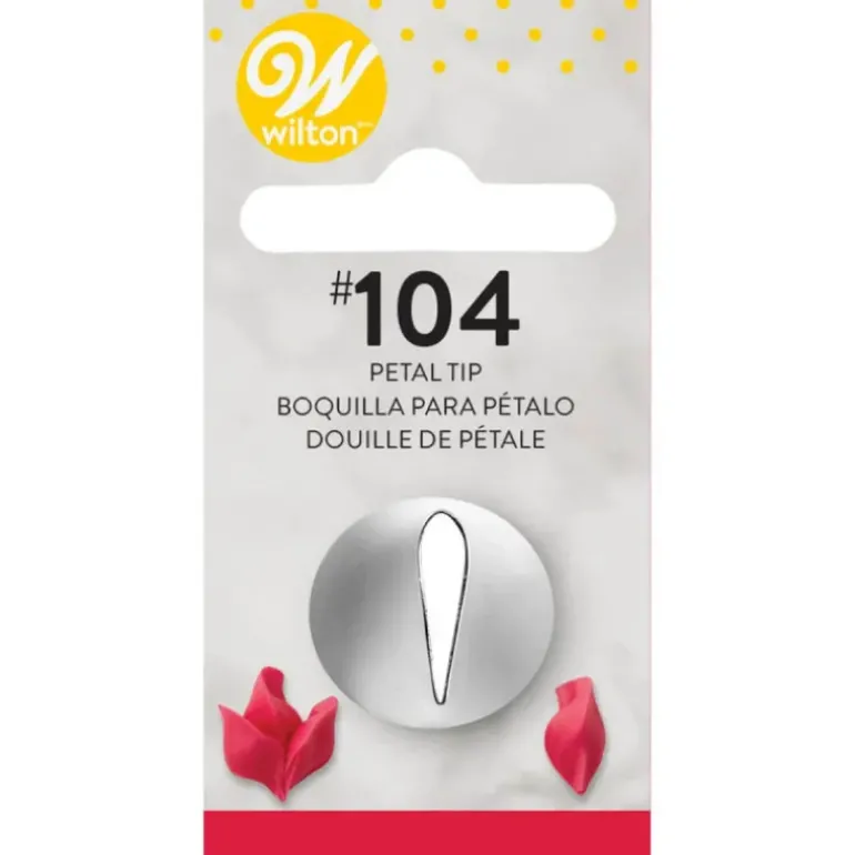 Douille pâtissière effet pétales de Roses Wilton (n°104) Inox