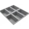 Elastomoule à Cake - 6 empreintes 21 x 17,6 cm - Silicone de Buyer