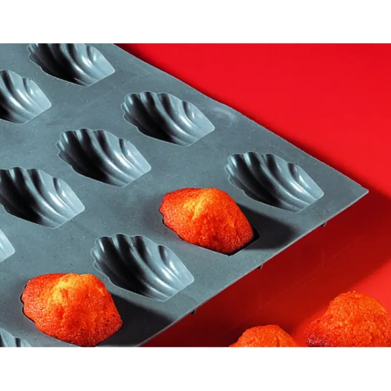Elastomoule Madeleine - 9 empreintes 30 x 17,6 cm - Silicone de Buyer