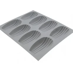 Elastomoule Madeleine - 8 empreintes 21 x 17,6 cm - Silicone de Buyer