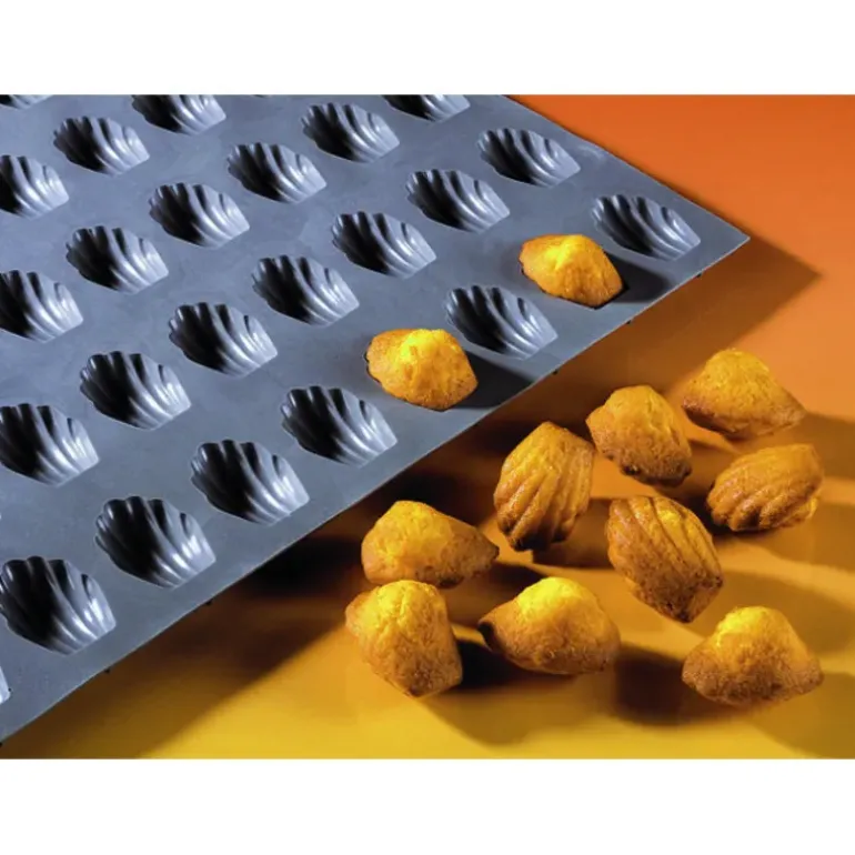 Elastomoule mini-Madeleine - 30 empreintes 30 x 17,6 cm - Silicone de Buyer