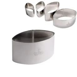 Emporte Pièce Calisson 8,3 x 4,7 H 4 cm Inox Gobel