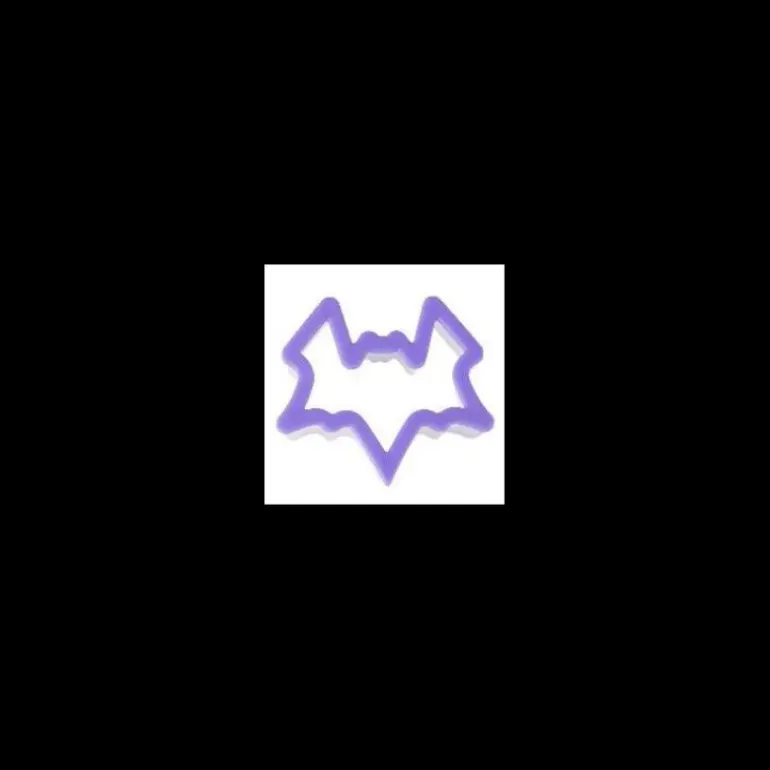 Emporte Pièce Inox Chauve-Souris Bord Epais Violet Wilton
