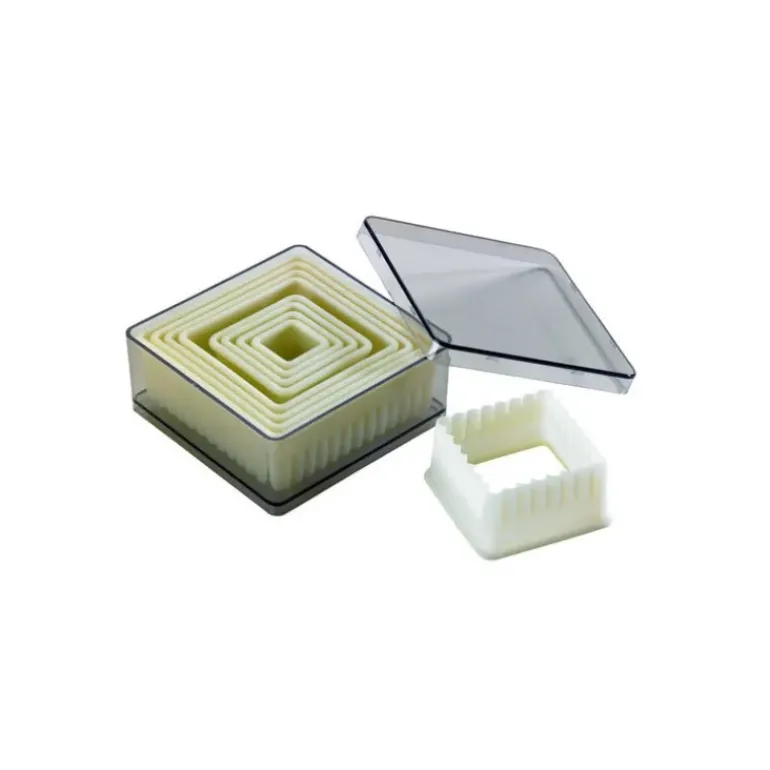 Emporte-Pièce Carré Cannelé Polyglass (x9) Ibili