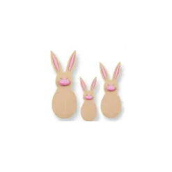 Emporte-Pièces avec Poussoir Famille Lapin (x3) PME