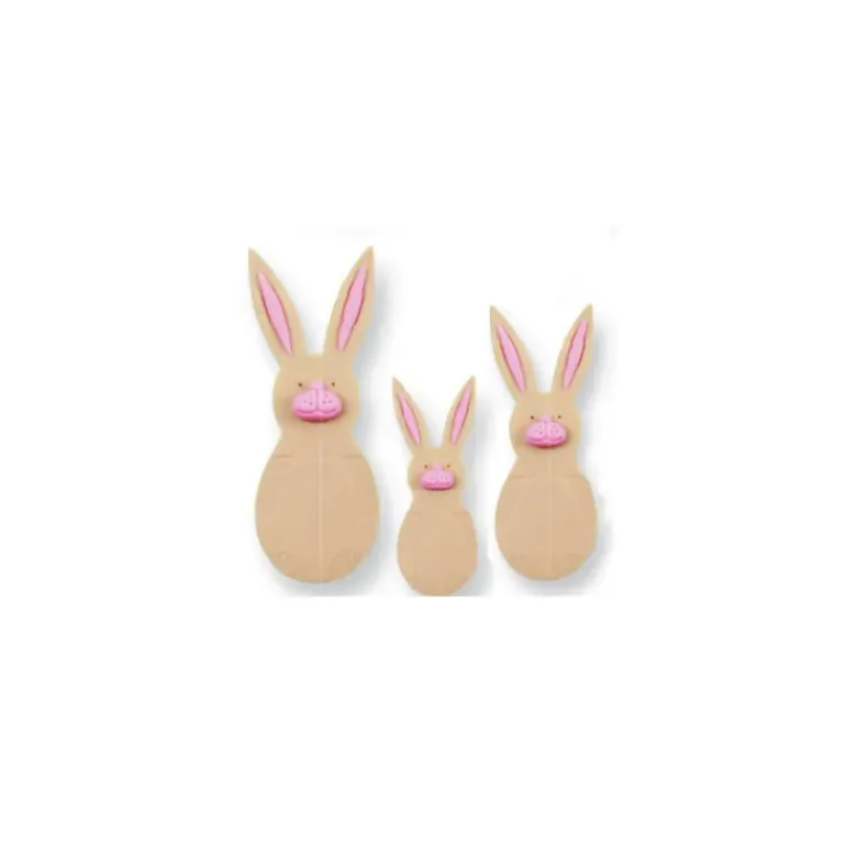 Emporte-Pièces avec Poussoir Famille Lapin (x3) PME