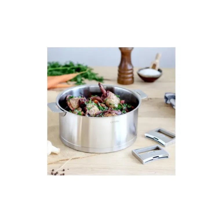 Faitout Ø 24 cm Strate Amovible Inox Cristel
