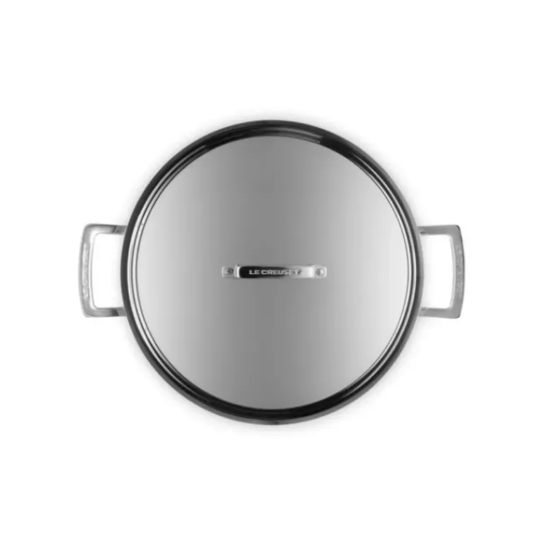 Faitout Inox 28 cm avec Couvercle Le Creuset