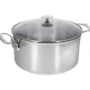 Faitout Inox avec Couvercle ø28 cm Milady De Buyer