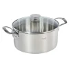 Faitout Inox avec Couvercle ø24 cm Milady De Buyer