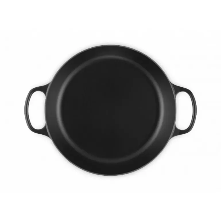 Faitout Noir Mat en Fonte avec Intérieur Noir 30 cm Le Creuset Signature