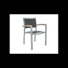 Fauteuil en Aluminium Laqué Monaco Anthracite Ezpeleta