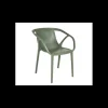 Fauteuil en Polypropylène effet Chevrons Hop Olive Ezpeleta