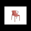 Fauteuil en Polypropylène Fado Brique Ezpeleta