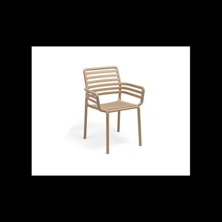 Fauteuil en Résine Doga Cappuccino Nardi