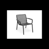 Fauteuil Relax en Résine Doga Anthracite Nardi