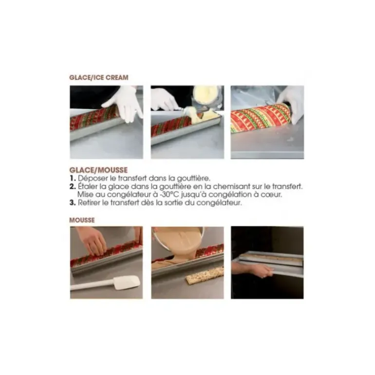 Feuille Transfert Chocolat Feu d'Artifice 250x400 mm (x10) Florensuc