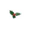 Feuilles de Houx Triple Vertes x100