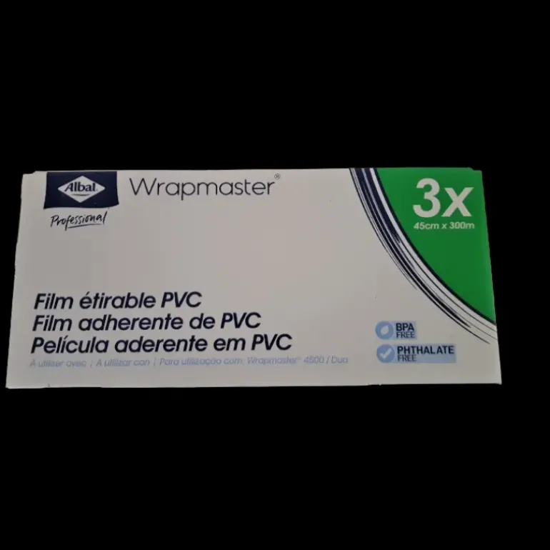 Film Alimentaire 300 m Dévidoir Wrapmaster 4500 et Duo (x3)