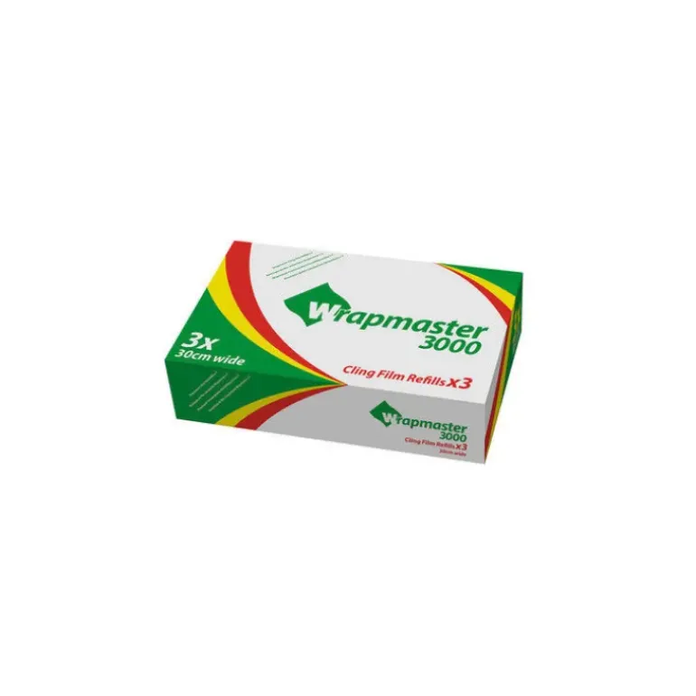 Film Alimentaire 300 m Dévidoir Wrapmaster 3000 (x3)